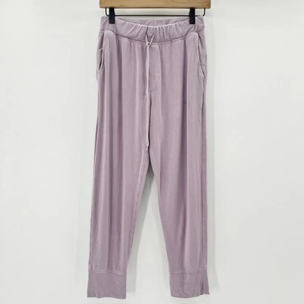 Commando Butter Jogger Lavender Purple Modal Blend Drawstring Pants Medium